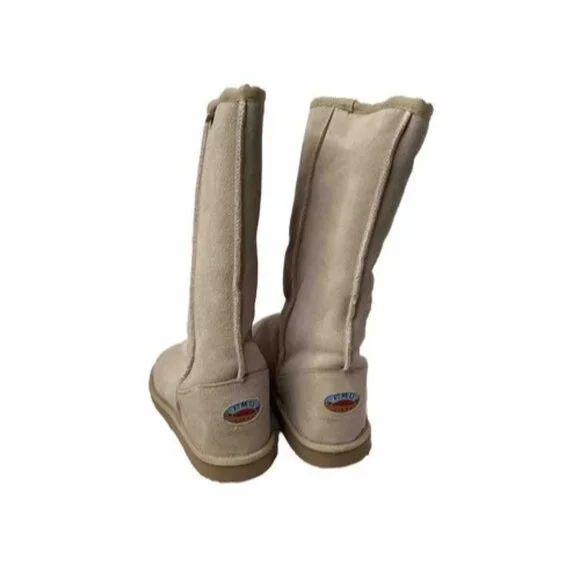 EMU Ridge Australian Boots Women’s 8 Tall 100% Australian Wool Tan Comfortable - Picture 4 of 7